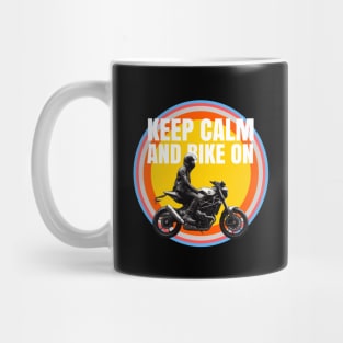 Keep calm and bike on Mug